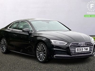 used Audi A5 COUPE 35 TFSI S Line 2dr S Tronic [18"Alloys, parking system plus with front and rear sensors, smartphone interface,Bluetooth interface,Electric adjustable heated door mirrors,Auto dimming rear view mirror]