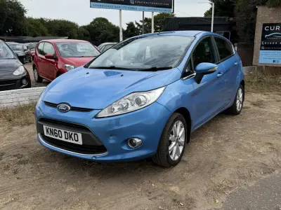 Used Ford Fiesta Zetec 94 HP (69 kW) 2010 Blue Hatchback