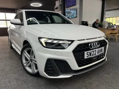 Used Audi A1 Sportback S-Line 110 HP (80 kW) 2022 White Hatchback