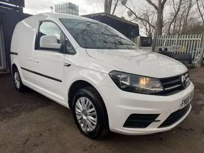 Used VW Caddy Trendline 102 HP (75 kW) 2018 White MPV