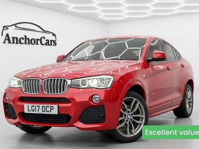 Red Used 2017 BMW X4 M Sport SUV | £15,395 (Fair price)