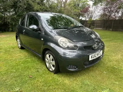 Used Toyota Aygo 68 HP (50 kW) 2012 Grey Hatchback