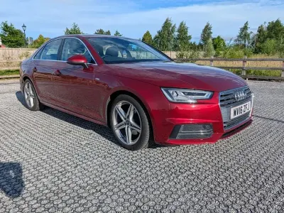 Used Audi A4 S-Line 2016 Red Sedan