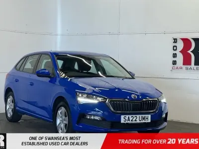Used Skoda Scala SE 150 HP (110 kW) 2022 Blue Hatchback