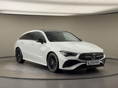 Used Mercedes CLA180 Shooting Brake AMG line 2024 Digital white Estate