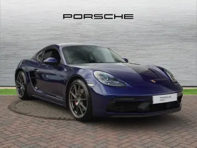 Used Porsche Cayman 394 HP (289 kW) 2021 Blue Coupe