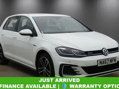 Used VW Golf VII GTE 204 HP (150 kW) 2017 White Hatchback