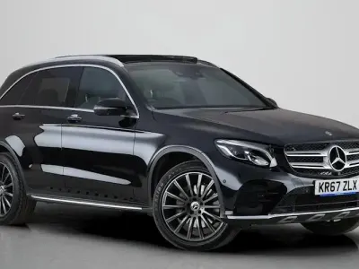 Used Mercedes GLC250 AMG Line Premium 204 HP (150 kW) 2017 Black SUV