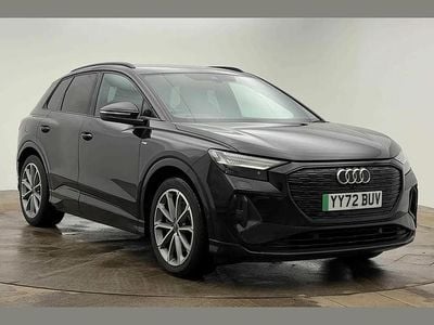 Black Used 2022 Audi Q4 e-tron Comfort SUV | £25,750 (Fair price)