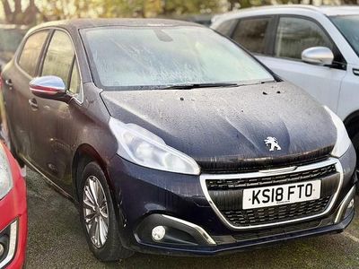 Blue Used 2018 Peugeot 208 Allure Hatchback | £6,440 (Fair price)