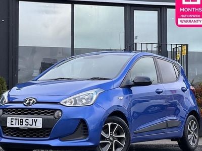 Blue Used 2018 Hyundai i10 GO! Hatchback | £7,390 (Fair price)