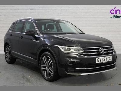 Black Used 2023 VW Tiguan Elegance SUV | £25,927 (Fair price)