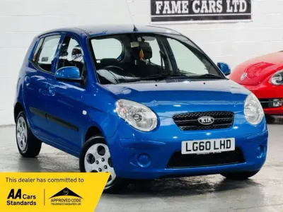 Used Kia Picanto 64 HP (47 kW) 2010 Blue Hatchback