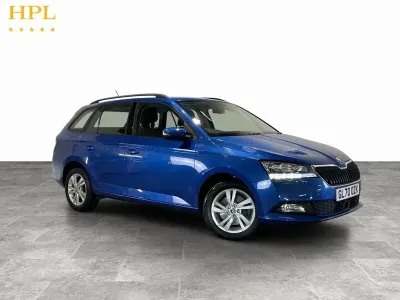 Used Skoda Fabia SE 110 HP (80 kW) 2020 Blue Hatchback
