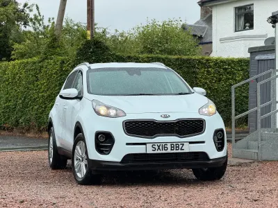 Used Kia Sportage 114 HP (83 kW) 2016 White SUV