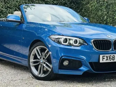 Used BMW 220 M Sport 190 HP (139 kW) 2018 Blue Cabriolet