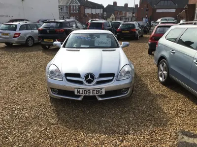 Used Mercedes SLK200 184 HP (135 kW) 2009 Silver Cabriolet