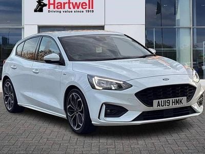 White Used 2019 Ford Focus ST-Line X Hatchback | £9,995 (Fair price)