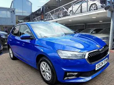 Used Skoda Fabia Comfort 94 HP (69 kW) 2024 Energy blue Hatchback