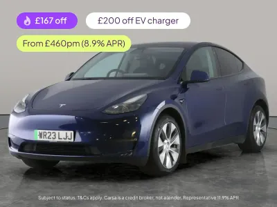 Used Tesla Model Y Long Range AWD 378 kW (514 HP) 2023 Blue SUV