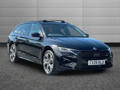 Used Skoda Octavia vRS 265 HP (194 kW) 2026 Black magic pearl effect Estate