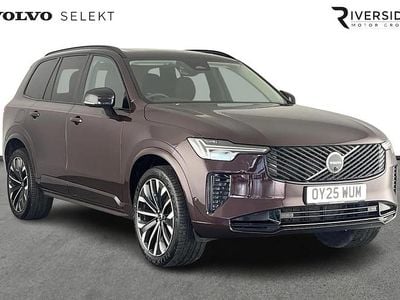 Mulberry red Used 2025 Volvo XC90 Plus SUV | £48,690 (Fair price)