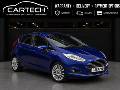 Used Ford Fiesta Titanium 125 HP (91 kW) 2013 Blue Hatchback
