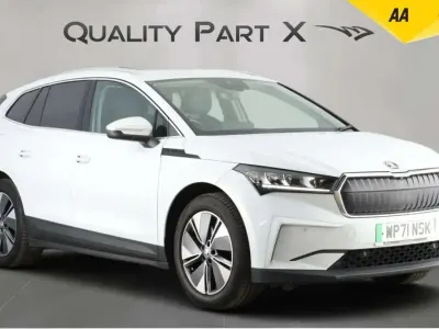 Used Skoda Enyaq iV ecoSuite 150 kW (204 HP) 2022 White SUV
