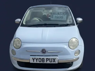 Usado Fiat 500 Lounge 69 HP (50 kW) 2008 Azul Citadino