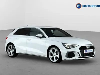 Used Audi A3 S-Line 2022 White Sedan