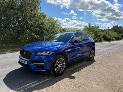 Used Jaguar F-Pace R-Sport 240 HP (176 kW) 2018 Blue SUV