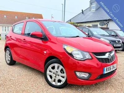 Used Vauxhall Viva 75 HP (55 kW) 2016 Red Hatchback