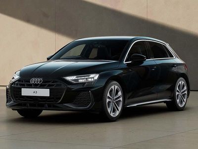 Black New 2025 Audi A3 Sportback S-Line Hatchback | £30,660