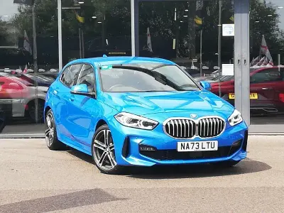 Used BMW 118 M Sport 136 HP (100 kW) 2023 Blue Hatchback