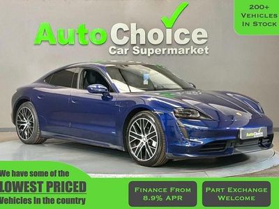 Used Porsche Taycan Performance Package 11 kW (15 HP) 2022 Blue Sedan