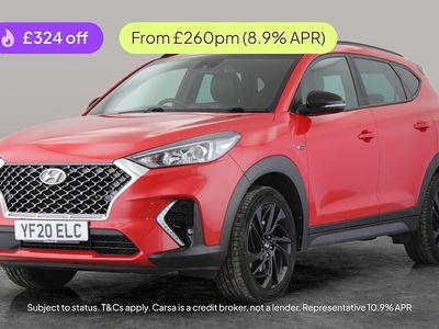 Red Used 2020 Hyundai Tucson N Line SUV | £15,111 (Fair price)