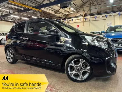 Used Kia Picanto 84 HP (61 kW) 2016 Black Hatchback