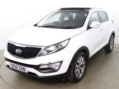 Used Kia Sportage 114 HP (83 kW) 2015 White SUV