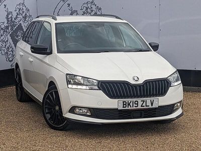 Used Skoda Fabia Monte Carlo 110 HP (80 kW) 2019 White Estate