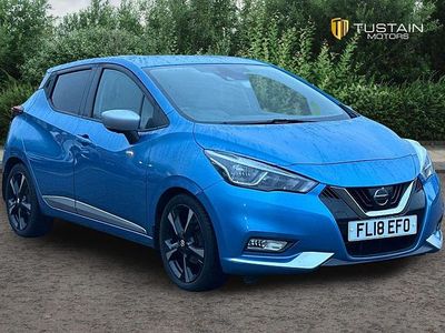 Used Nissan Micra N-Connecta 90 HP (66 kW) 2018 Blue Hatchback