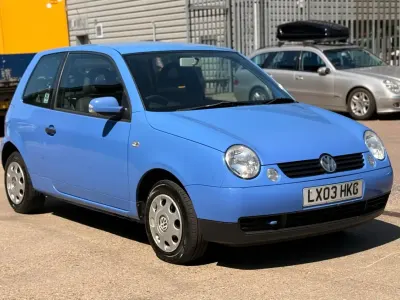 Used VW Lupo 50 HP (36 kW) 2003 Blue Hatchback