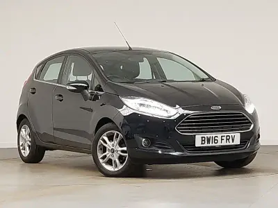 Used Ford Fiesta Zetec 75 HP (55 kW) 2016 Black Hatchback