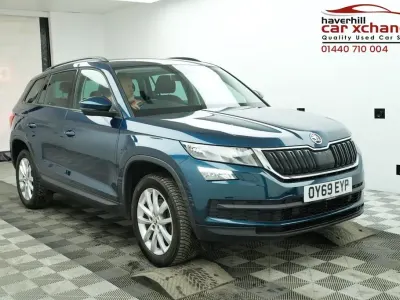 Used Skoda Kodiaq SE 150 HP (110 kW) 2019 Blue SUV
