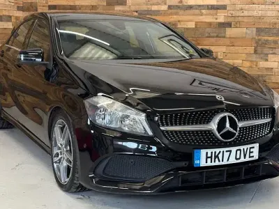 Used Mercedes A160 Executive 102 HP (75 kW) 2017 Black Hatchback