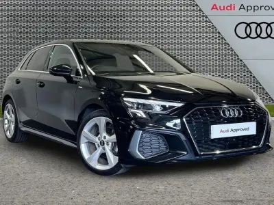 Used Audi A3 S-Line 108 HP (79 kW) 2024 Black Hatchback