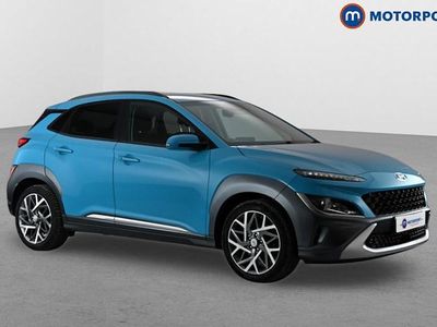 Used Hyundai Kona Premium 141 HP (103 kW) 2021 Blue SUV