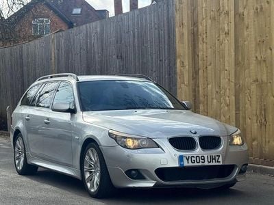 Used BMW 520 M Sport 177 HP (130 kW) 2009 Silver Estate