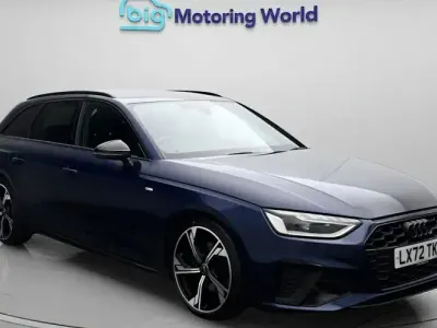 Used Audi A4 Black Edition 150 HP (110 kW) 2022 Blue Estate