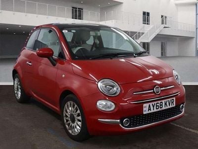 Used Fiat 500 Lounge 69 HP (50 kW) 2018 Red Hatchback