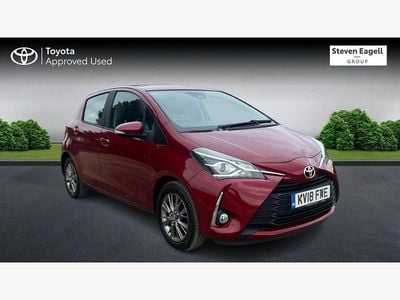 Used Toyota Yaris 2018 Red Hatchback